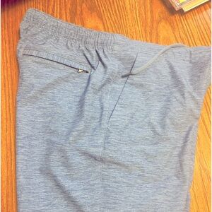 Men’s new lands end swim trunks large blue